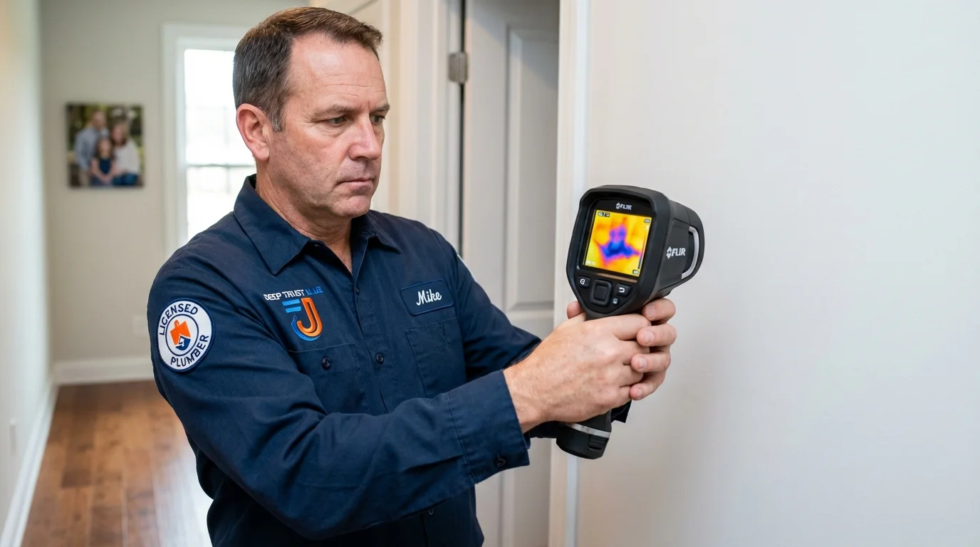 Thermal imaging leak detection by Johns Plumbing LLC in Shelbina
